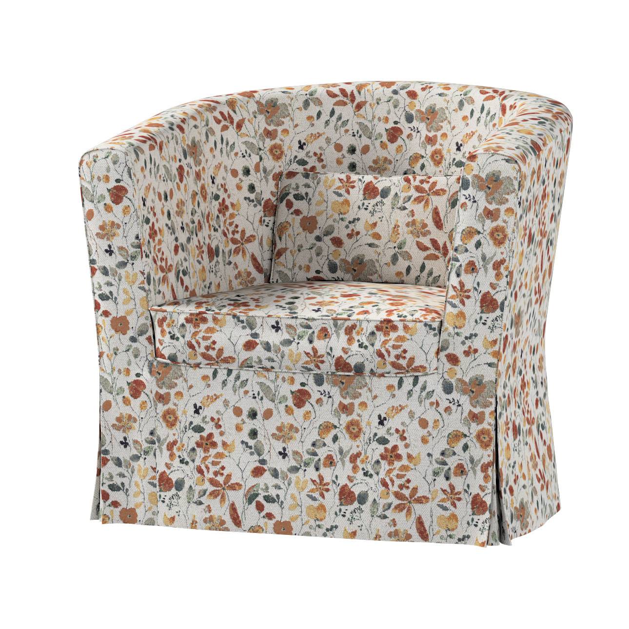 Tullsta betræk, Boucle naturhvid, gul, blå og grøn, 79 X 69 X 78 CM, Cosy Home