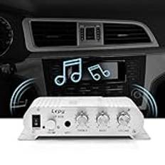 Effektförstärkare Stereoförstärkare, Miniförstärkare Hi-Fi 2.1 CH Klass D Stereoförstärkare, HiFi 2.1 Stereo Bas Auto Car Home Audio Effektförstärkare Digital Förstärkare, för CD