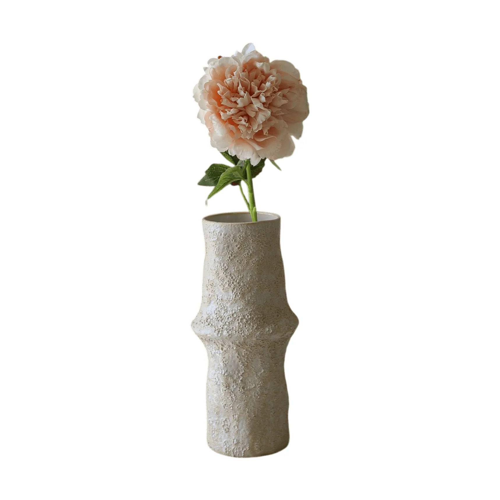 Botané Pion konstgjord blomma Light pink, 56 cm, 1 st - Rosa