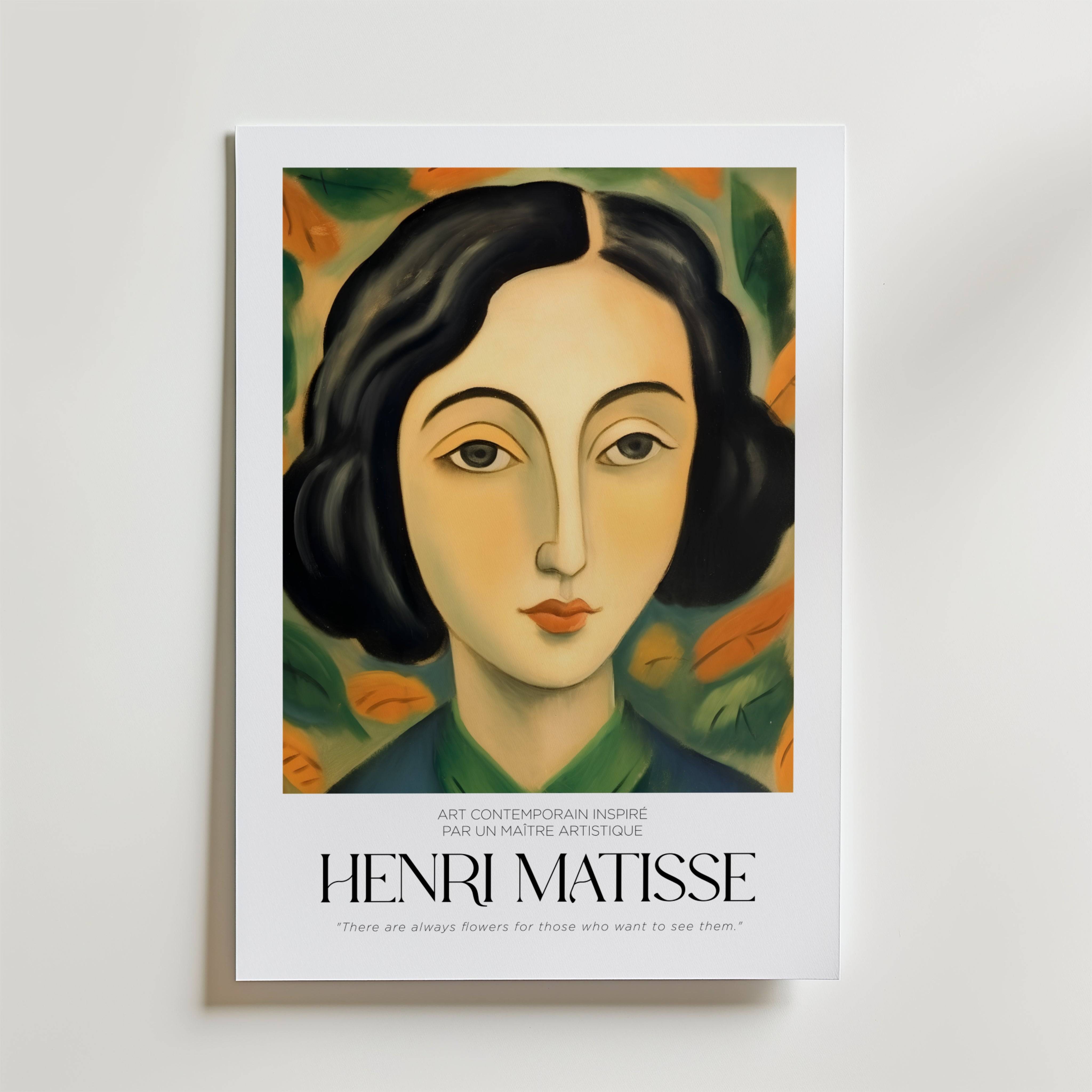 Quiet Wonder Matisse Poster - Premium Canvas 21x30 cm