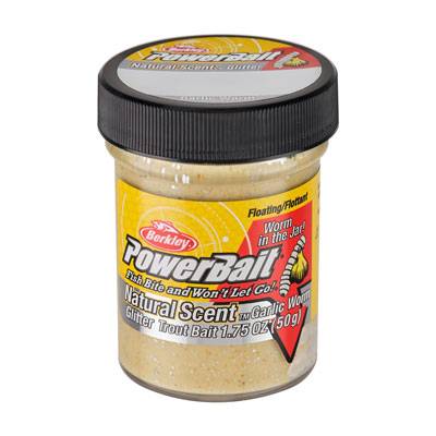 Powerbait Tequila Salt Garlic Worm Hvidløg.