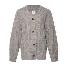 TIFFANY Carla Long Cardigan, Light Grey