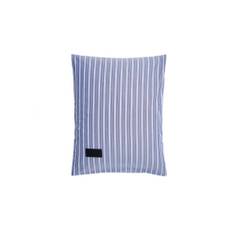 Magniberg - Wall Street Oxford Pillow Case - Stripe M. Blue 50x70 - Pudebetræk - Mønstret