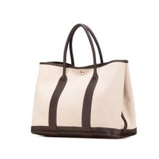 Hermès Vintage Garden Party Stl. - Totebags Från Magasin - Beige (L 27cm x W 37cm x D 17cm)