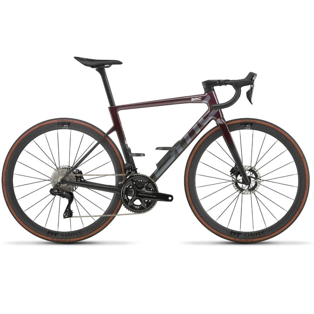 BMC Teammachine SLR 01 TWO 2027 - Shimano Dura Ace Di2 2x12sp - DT Swiss ARC 1100 DICUT - 173 / 51 / Red Carbon - Carbon