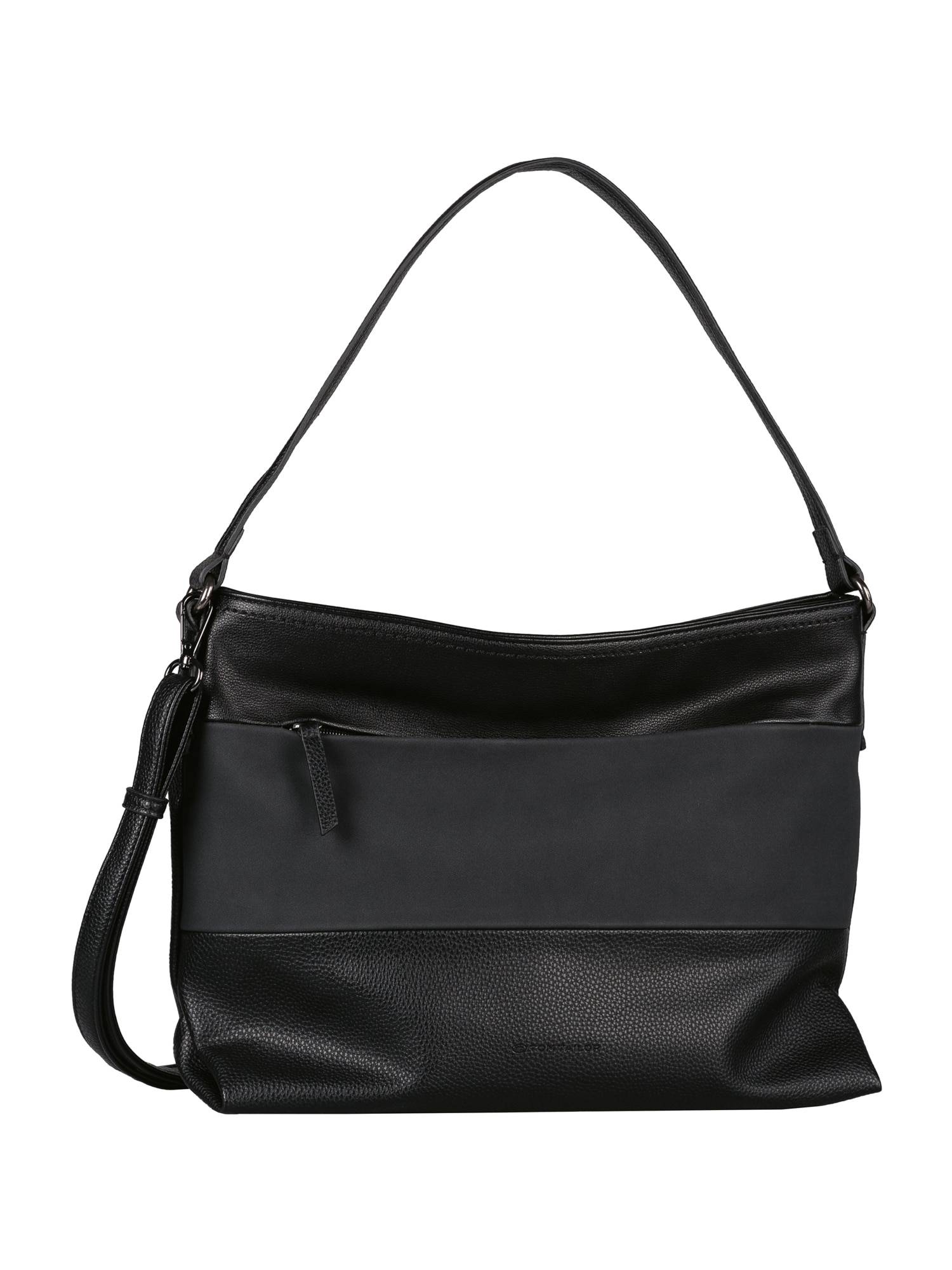 TOM TAILOR Skuldertaske 'Nicolina'  sort