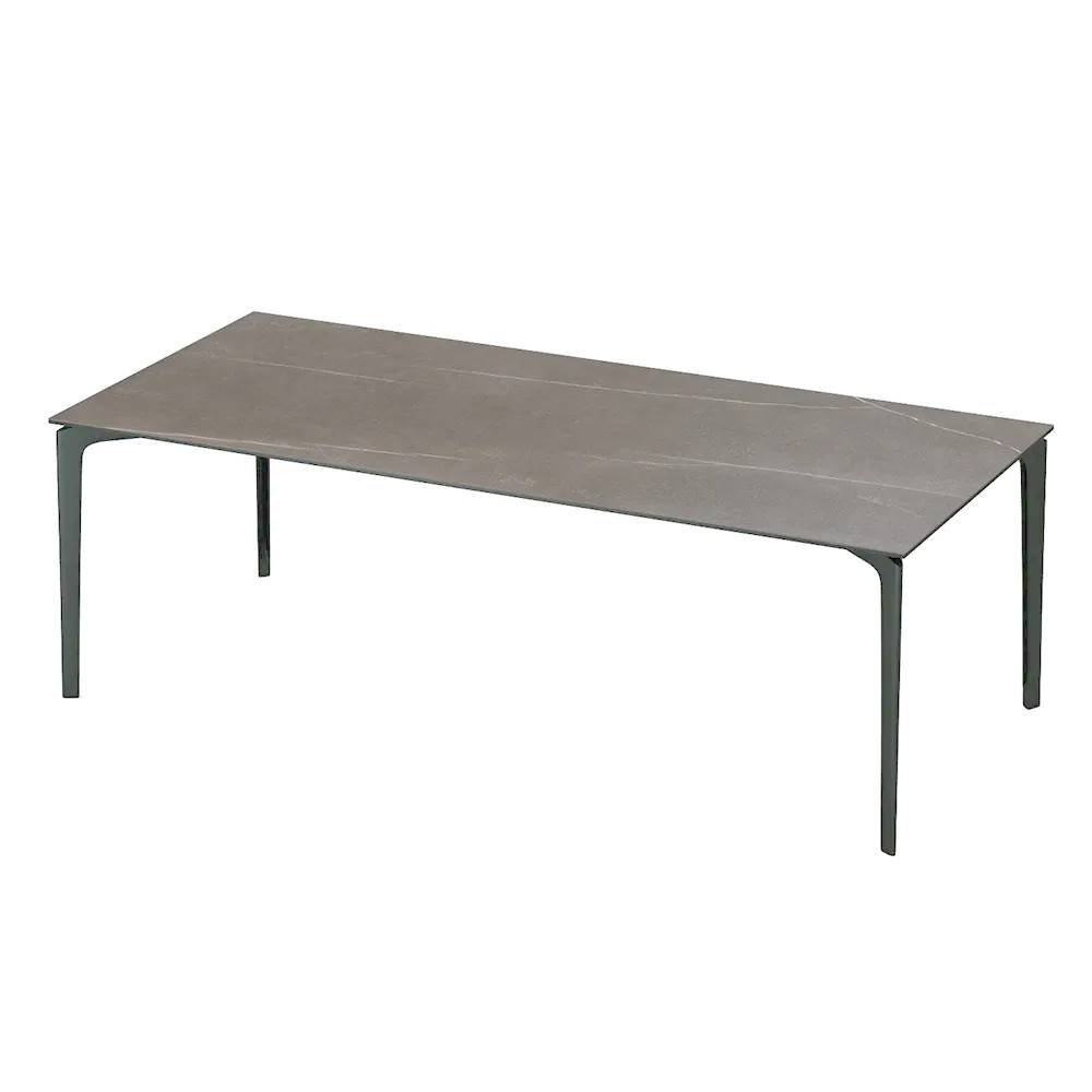 Fast, Allsize Matbord 221x101 cm Grey / Gres Smoky