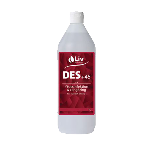 Ytdesinfektion LIV Des +45% IPA, 1L