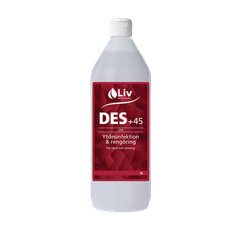 Ytdesinfektion LIV Des +45% IPA, 1L