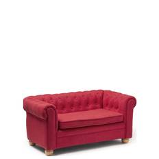 KID'S CONCEPT Sofa Chesterfield Small Red |Röd |One Size
