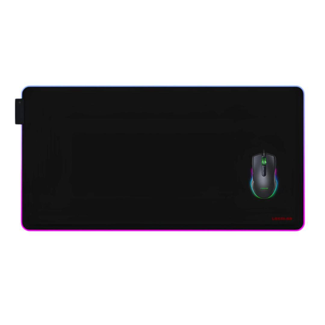 LESAILES High-Density Fiber Fine Surface Smooth Version Gaming Mouse Pad, Large Size, Expandable, 14-Color Lock Edge Desk Mat, 800*400*4mm
