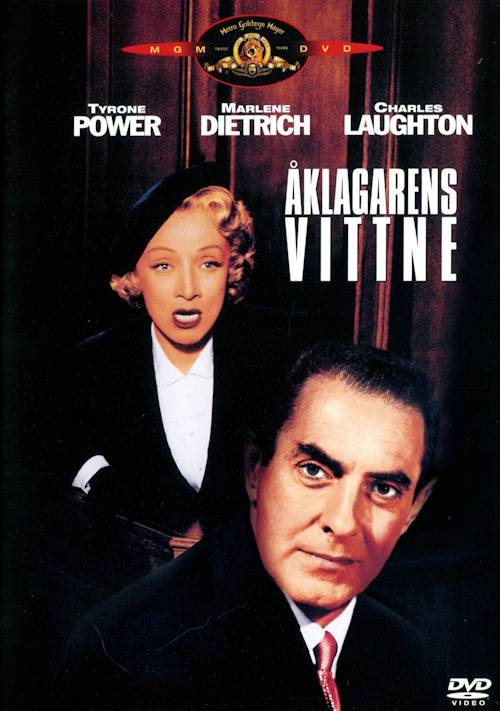 DVD - Åklagarens vittne (Marlene Dietrich) (1957) (Beg)