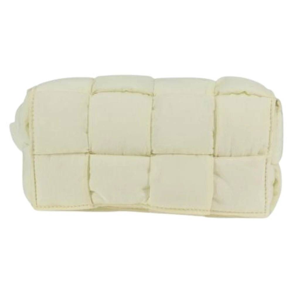 Bottega Veneta Vintage Pre-owned Nylon Skuldertaske - Vintage - Dame - Hvid - ONE SIZE - Uld
