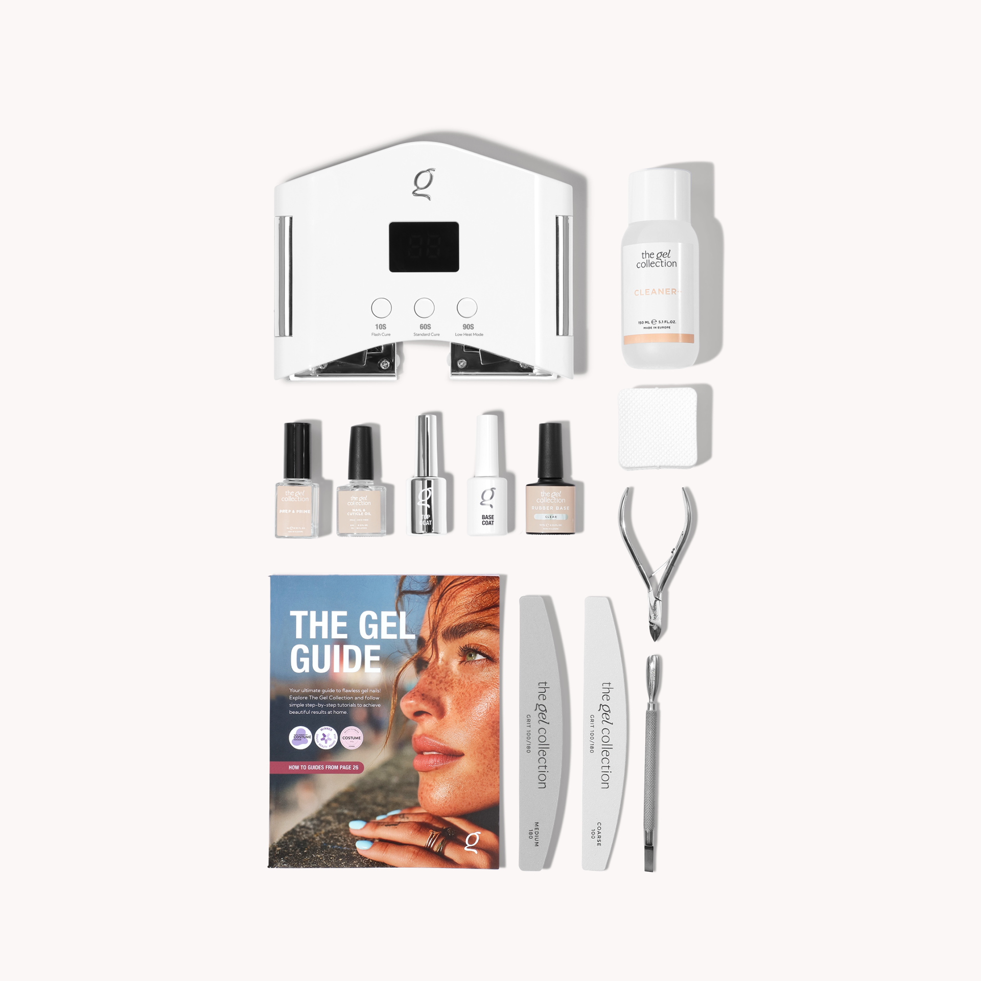 Rubber Base 21FREE Startpakke • The Gel Collection - Uden bogen 'NEGLE'
