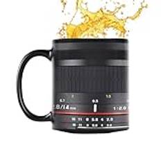 Lmaisdh kameralins kaffemugg | resekaffemugg keramisk mugg – kameralinsmugg, fotomugg, kameratillbehör för fotografer män och kvinnor