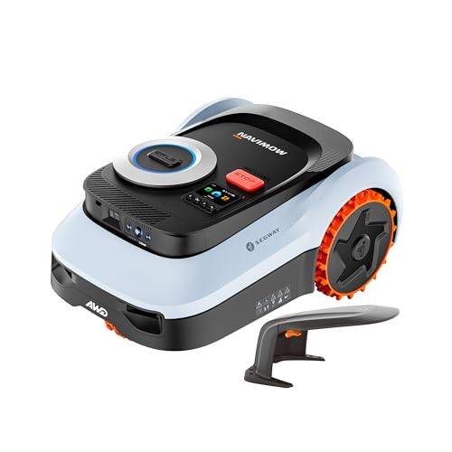Segway Navimow i210 LiDAR Pro robotgräsklippare med Garage M, LiDAR + Vision + Nätverks-RTK:s navigering, Xero-Turn AWD, auto-mappning, Allhjulsdrift upp till 55% (Produkterna skickas separat)