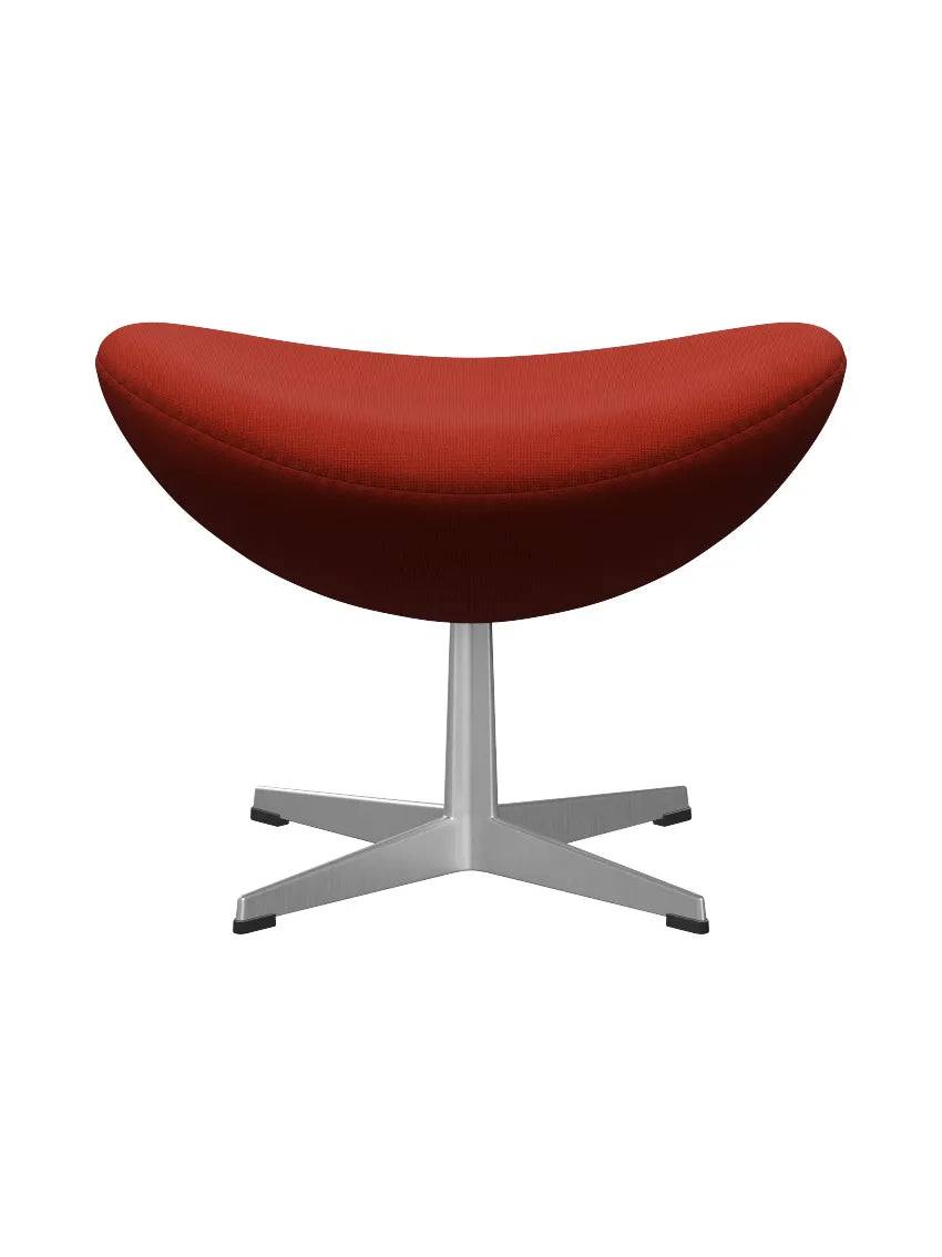 3127 Fodskammel til Ægget af Arne Jacobsen stofgr. 1 Fame / 64168 Orange-Rød - Jacobsen Plus