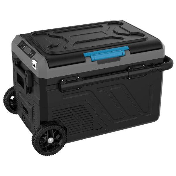 Iceberg-20 kylbox 40L m/kompressor med hjul 2-delad kyl/frys
