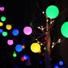 Fairy Lights Stikkontakt, 15M 60 LED Globe Lyskæde Vandtæt, Udendørs/Indendørs til Festdekorationer