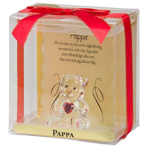Glasfigur Pappa