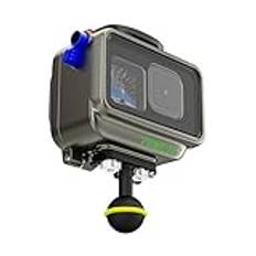 Havsgrodor vattentätt kamerahus för GoPro 9-13, 200 m djupklassificering undervattensdykning hus