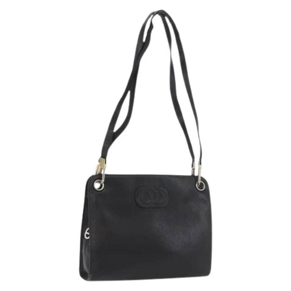Dior Vintage Pre-owned Vintage Skuldertaske - Vintage - Dame - Sort - ONE SIZE - Uld