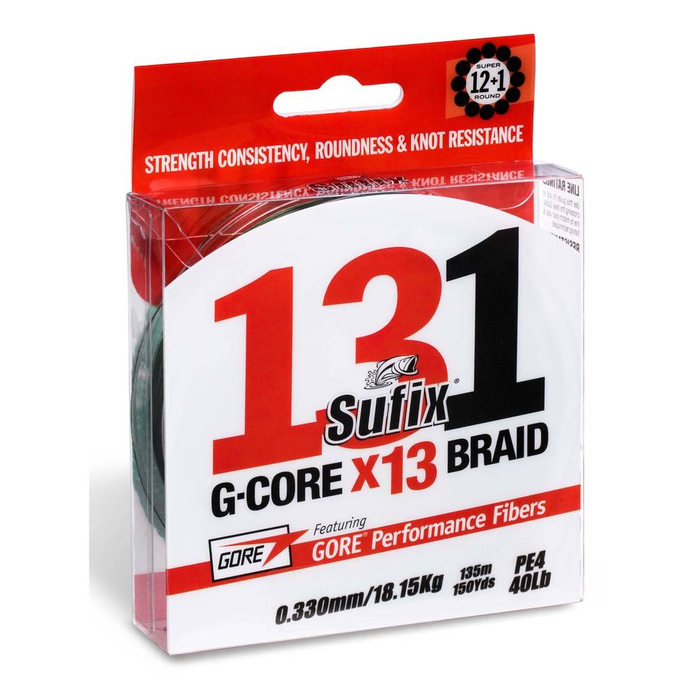 Sufix 131 Fletline Bulk - Lo Vis Green - 1.500 m-0,148mm - 8,1kg