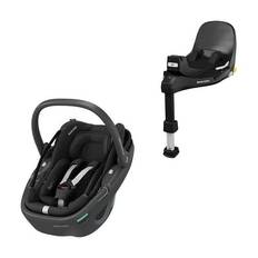 MAXI COSI Coral 360 bilbarnstol Essential Black och basstation FamilyFix 360 Pro