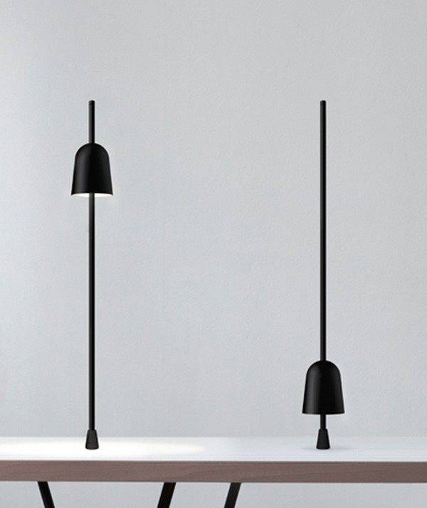 Luceplan Ascent D78pt Bordslampa Med Fix Pin Svart