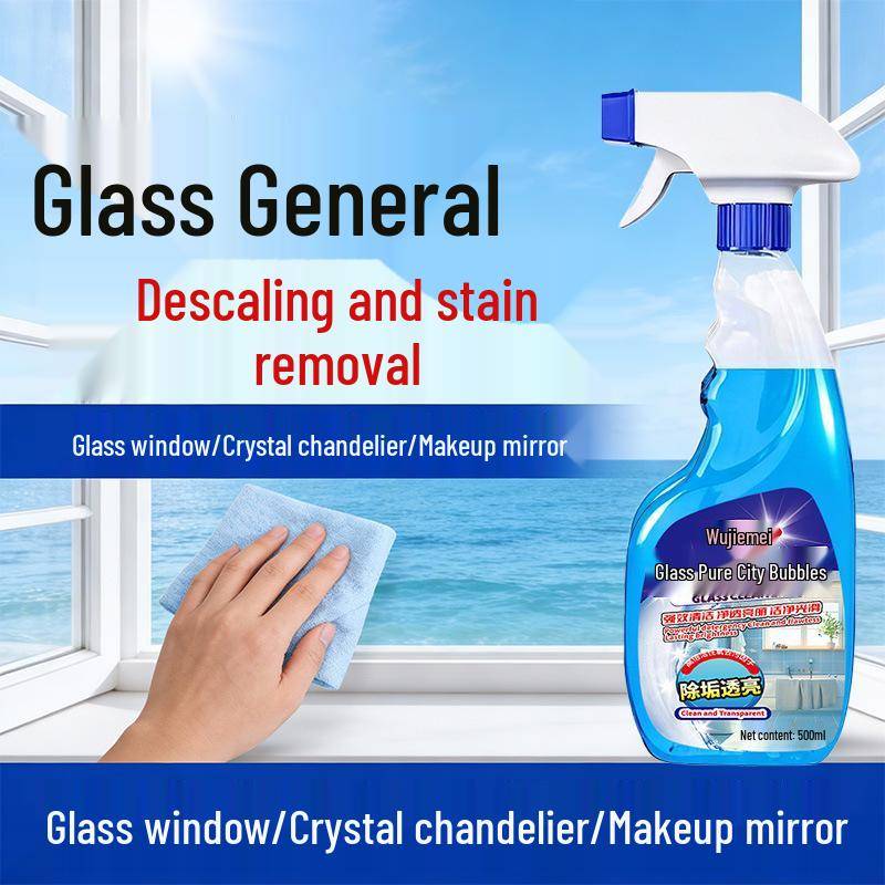Starkt Glasrengöringsmedel för Fönster & Speglar - Tar Bort Fläckar & Kalk white