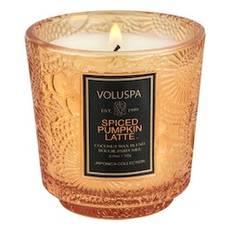 Voluspa - SPICED PUMPKIN LATTE - PETITE PEDESTAL CANDLE