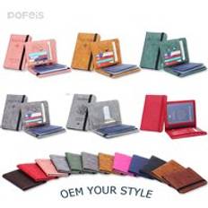 Stock Pasaporte De Piel Porte Passeport Carte Passport Holder Cover Waterproof Passport Holder Cover