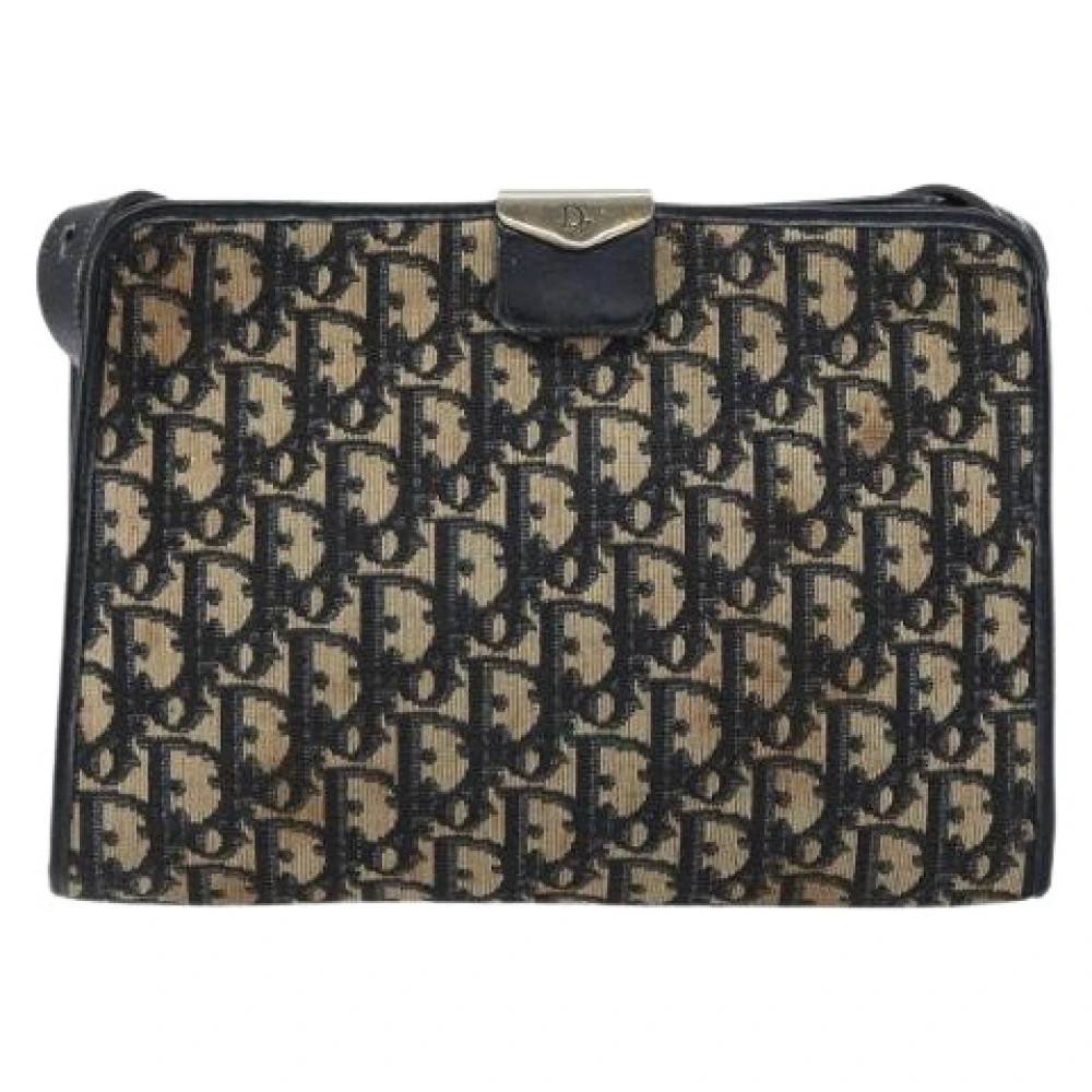 Dior Vintage Pre-owned Vintage trotter skuldertaske - Vintage - Dame - Flerfarvet - ONE SIZE - Uld