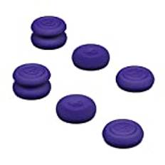 Skull & Co. Skin, CQC and FPS Thumb Grip Set Joystick Cap Analog Stick Cap for Nintendo Switch Pro Controller & PS5 / PS4 / Slim/Pro Controller - Galactic Purple, 3Pairs(6pcs)