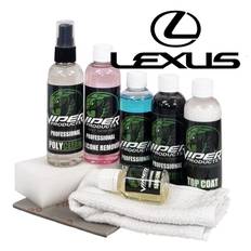 Läder & Vinylfärg till Lexus | Litet Kit för Infärgning av Läder, Vinyl och Konstläder | Viper Products - Charcoal Black - 84