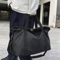 Large Capacity Men's Duffel Bag For Sports & Fitness, Portable & Compact Travel Bag For Storage, With Shoulder Strap Back To School For Travel Gym Bag - Black - one-size