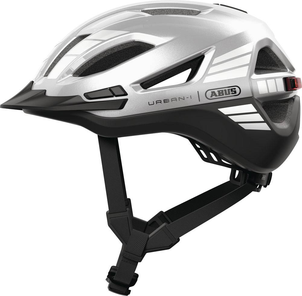 ABUS Urban-I 4.0 ACE Cykelhjelm - Signal Silver / XL: 60-64 CM