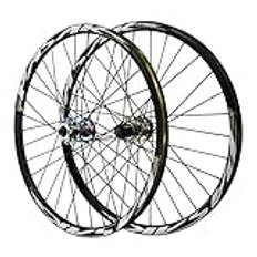 24" Mountain Bikes Hjulset Skivbroms Hjul Set BMX Mountain Bikes Fälg Quick Release Vikcyklar Hjul 32H Nav för 7/8/9/10/11/12 Speed Cassette 1886g (Färgglad)
