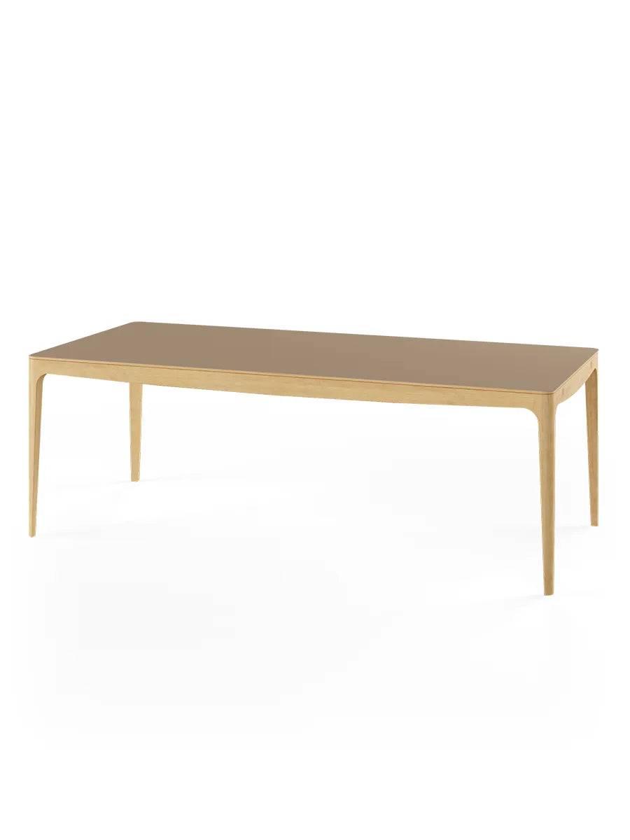GM 3700 RO Spisebord, lys brun fra Naver Collection 180 x 100 cm / Ask olie / Inkl. 2 tillægsplader - Jacobsen Plus