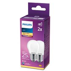 2-pak Philips LED E27 Classic Bulb 2.2W LED ~ 25W