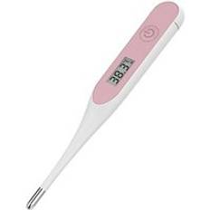 F&#xE4;rg lcd termometer elektronisk mjukt huvud termometer underarm mun kropp feber noggrannhet temperatur termometer - Rosa