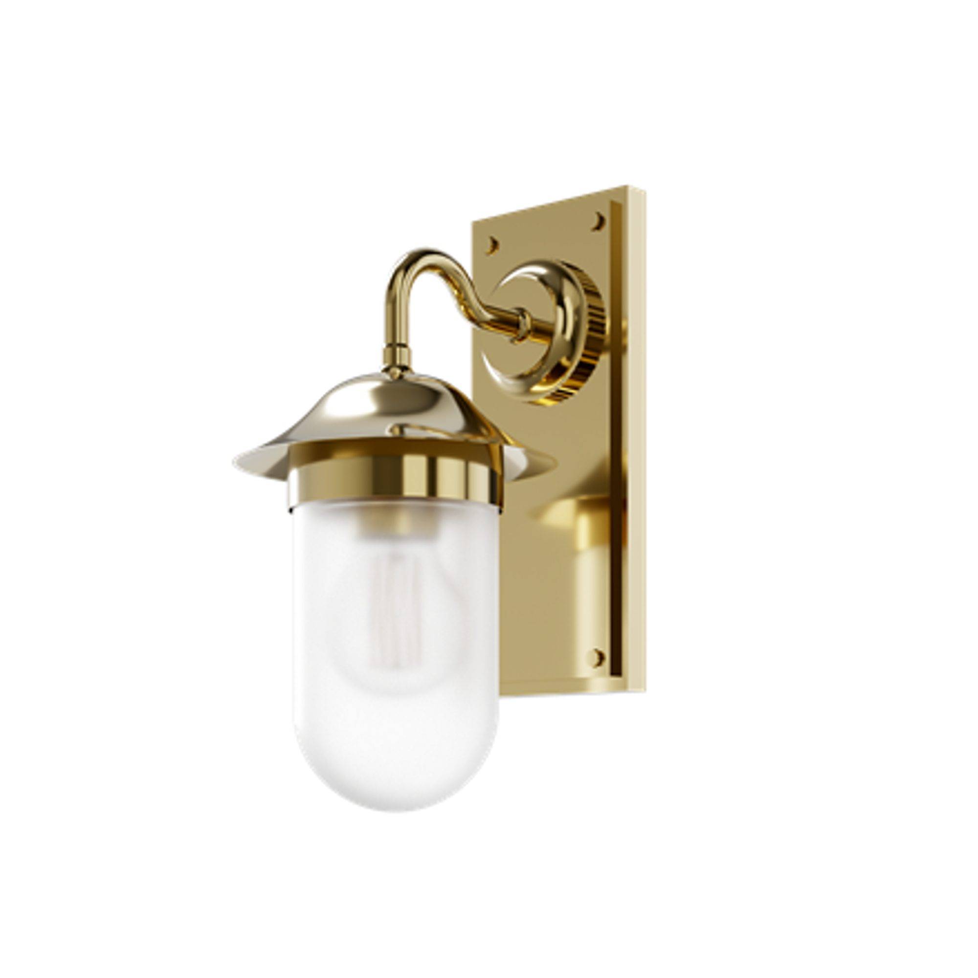 Burlington vägglampa guild frostat glas