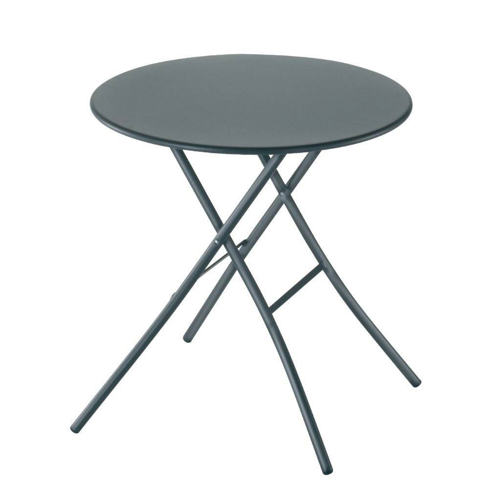 Fiam Sirio Round Table Trädgårdsbord Anthracite