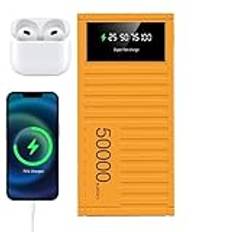 Portable Charger Bank, USB Portable Charger, Compact Power Bank, Lightweight Power Bank, Phone Charger Multifunctional Energy Bank With LED Display For Hiking Camping Journey Outdoor