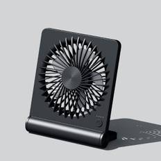 USB-blæser, stærk vind, ultra støjsvag lille bordblæser 220° vipbar foldbar 3 hastigheder justerbar USB-C ledningsført personlig blæser til skrivebord