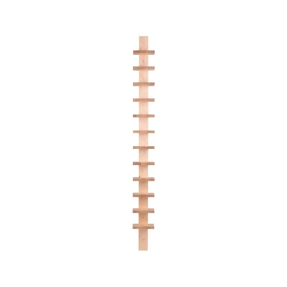 Källemo Pilaster vägghylla Naturlackad björk - Beige