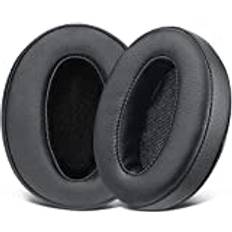 SOULWIT ersättning Proteinläder Öronkuddar för Sennheiser HD4.50/HD4.50BT/HD 4.50BTNC/HD4.50SE, HD4.40BT, HD4.30G, HD4.20S, HD458BT, HD450, HD 450BT, HD400S, HD350BT, HD300 Hörlurar