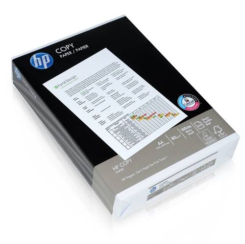 HP COPY kopipapir A4 80gram inkjetpapir/laserpapir.