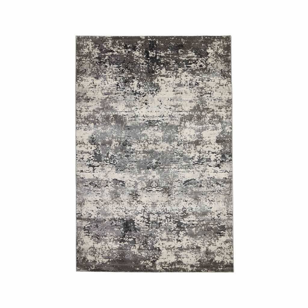 Rezas Everyday Noble 1 Gulvtæppe 250 x 350, Grey White.