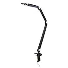 Wzxksoac Mikrofonstativ justerbar fjädring boom mikrofonstativ för trådlös kondensor mikrofon inspelning studio saxarmstativ